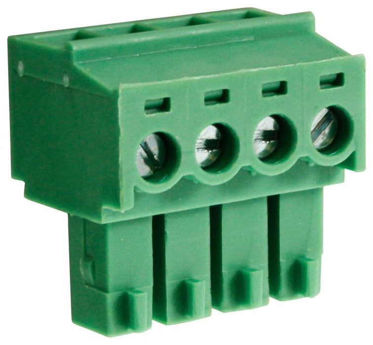 3.81mm Pluggable Rising Clamp Terminal Block, 4-Pole, 8A
