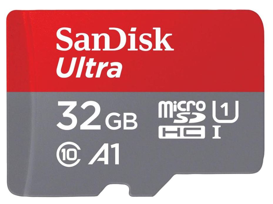 Ultra A1 MicroSDHC Memory Card, Class 10 UHS-I U1 120MB/s Read