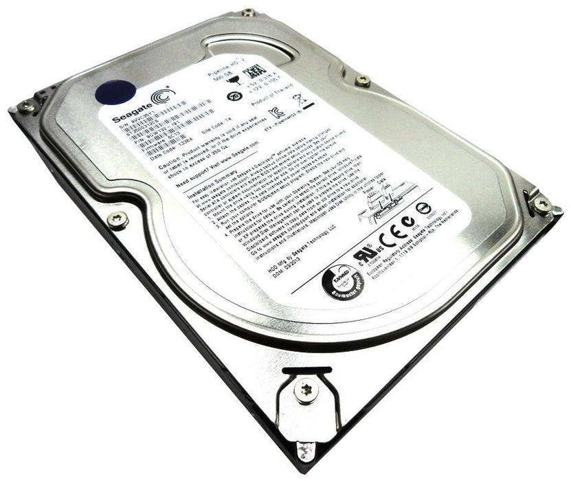 Recertified 3.5" Internal Hard Drive SATA 3Gb/s, 500GB