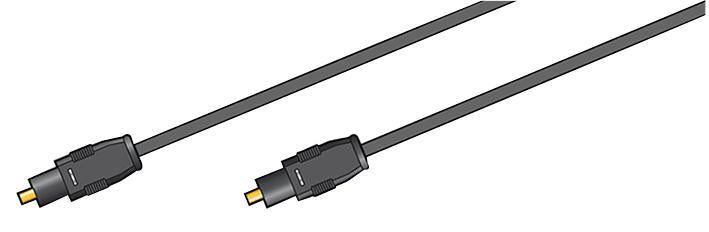 AV LINK - TOSLink Optical Audio Lead Male to Male