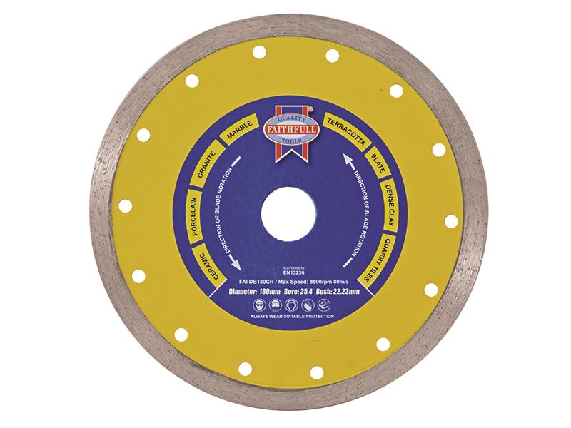 Diamond Tile Blade Continuous Rim