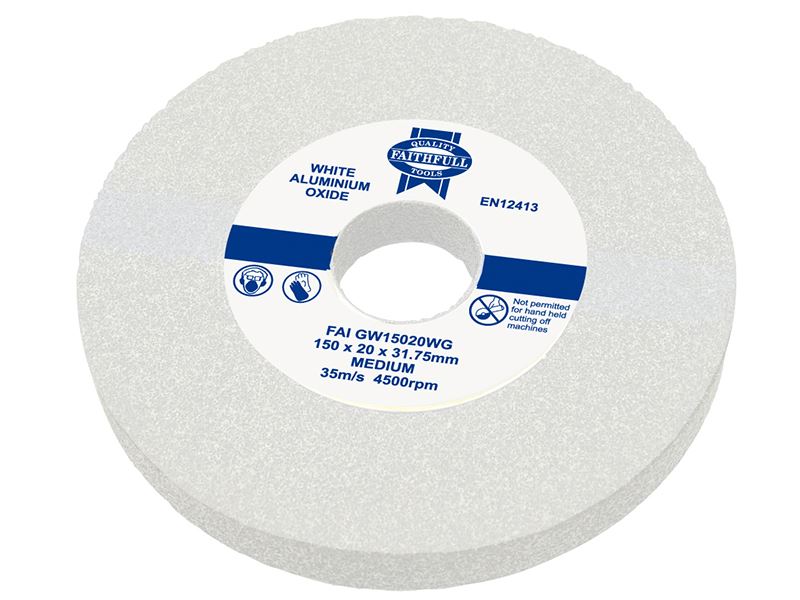 Grinding Wheels, White Aluminium Oxide