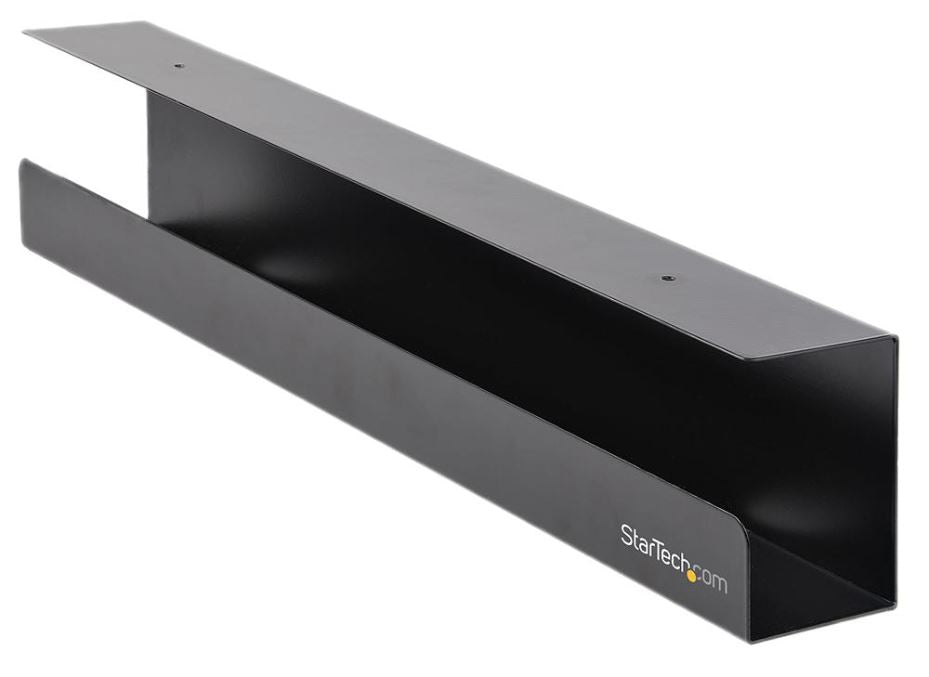 Under Desk Cable Management Tray, Black