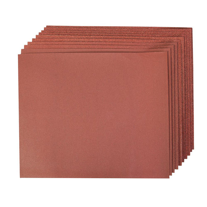 Aluminium Oxide Hand Sheets 10pce - 4 x 60, 2 x 80, 120, 240G