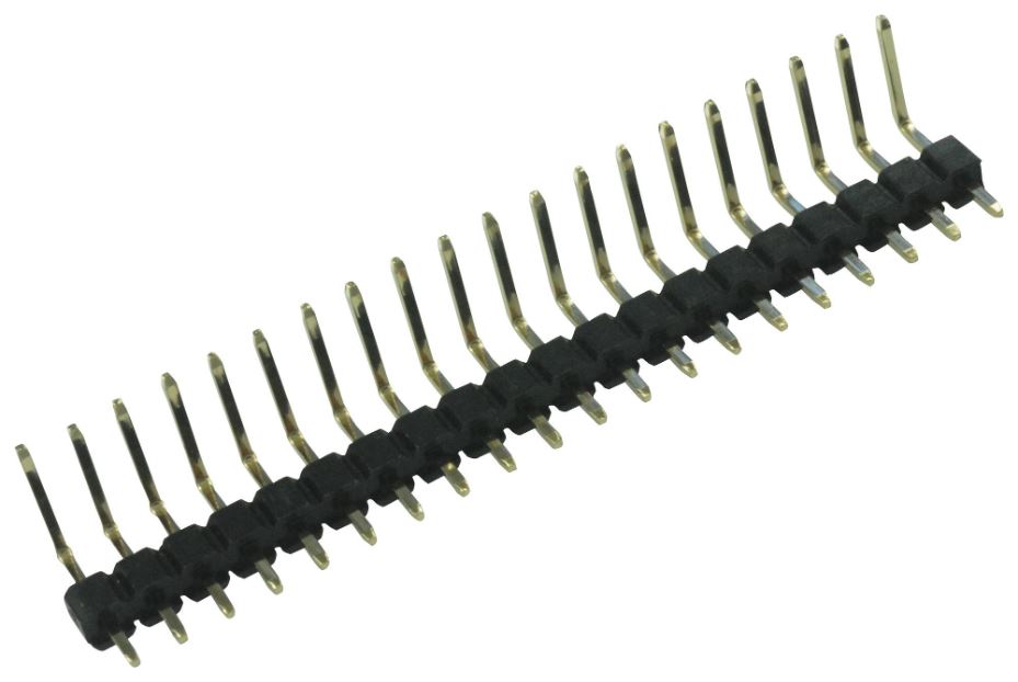 Header, 1 Row, Right Angle, 20 Way