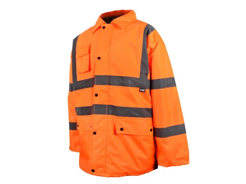 Hi-Vis Motorway Jacket Orange - L (44in)