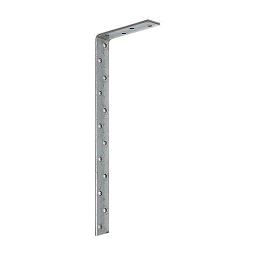 Horizontal Restraint Straps - Heavy Duty - Bent - Galvanised - Singles