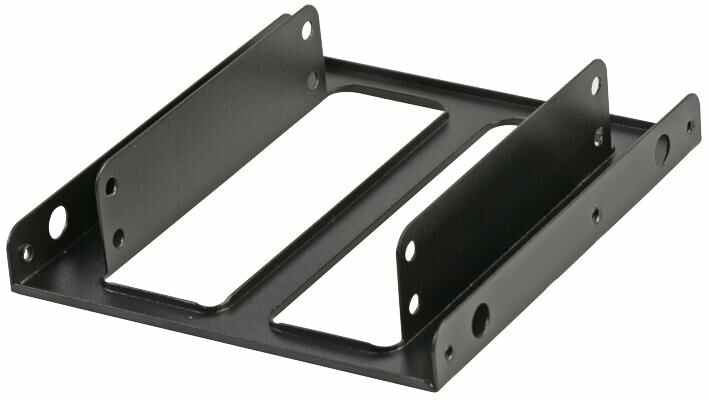 3.5" Mounting Cradle for 2x 2.5" SSD / HDDs