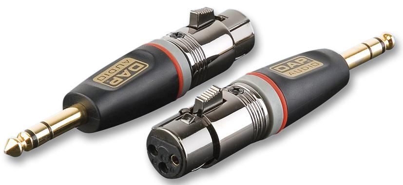 3 Pin XLR Female to 6.35mm (1/4") Stereo Jack Adaptor