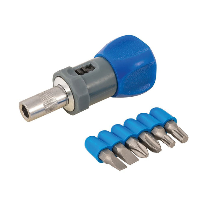 Stubby Ratchet Screwdriver Set 7pce - 7pce