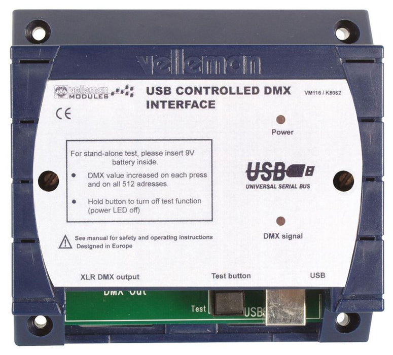 USB Controlled DMX Interface