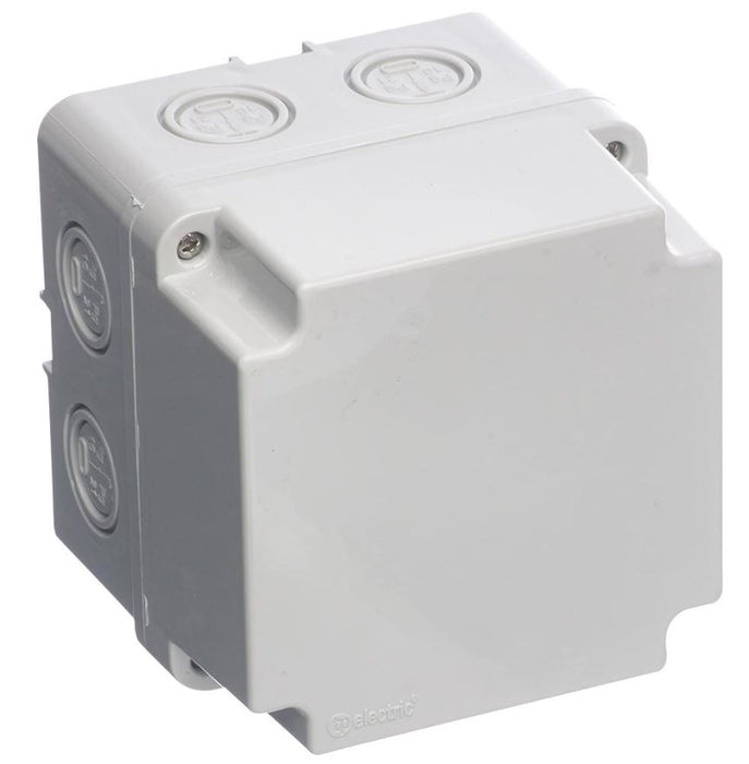 IP54 Thermoplastic Junction Box Enclosure - 100x100x55mm