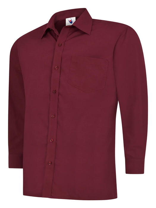 Men's Mens Poplin Full Sleeve Shirt - Long Sleeve