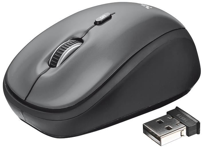 TRUST - Yvi Wireless Optical Mouse - Black