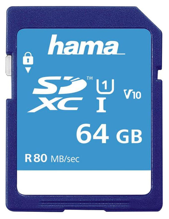 64GB Class 10 SDXC UHS-1 Memory Card 80MB/s