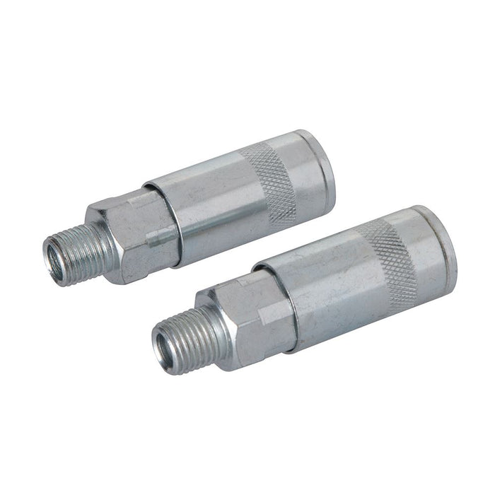 Air Line Quick Coupler 2pk - 1/4" BSP