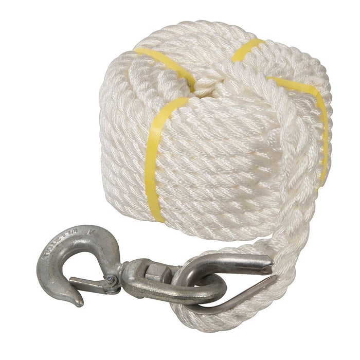 Gin Wheel Rope with Hook - 20m x 18mm