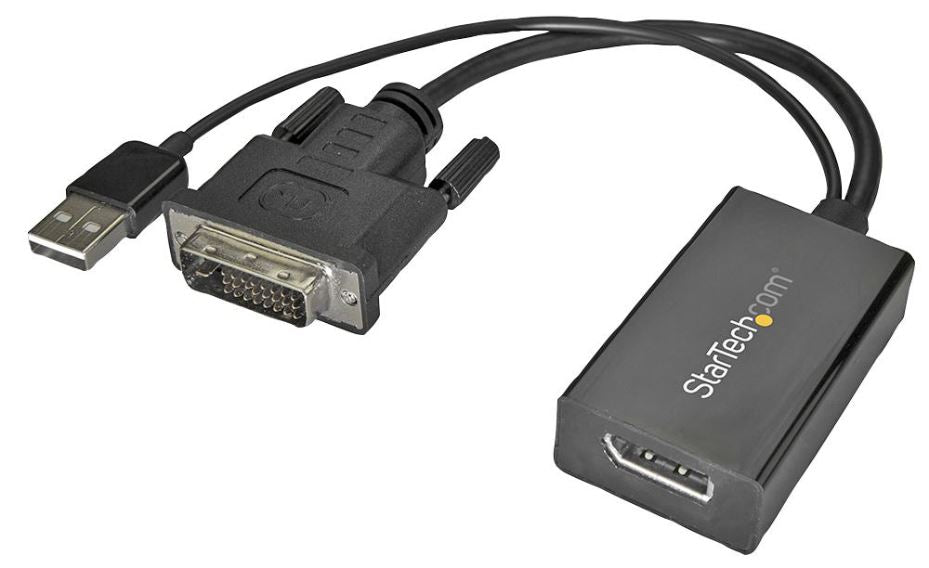 DVI-D to DisplayPort Adaptor with USB Power