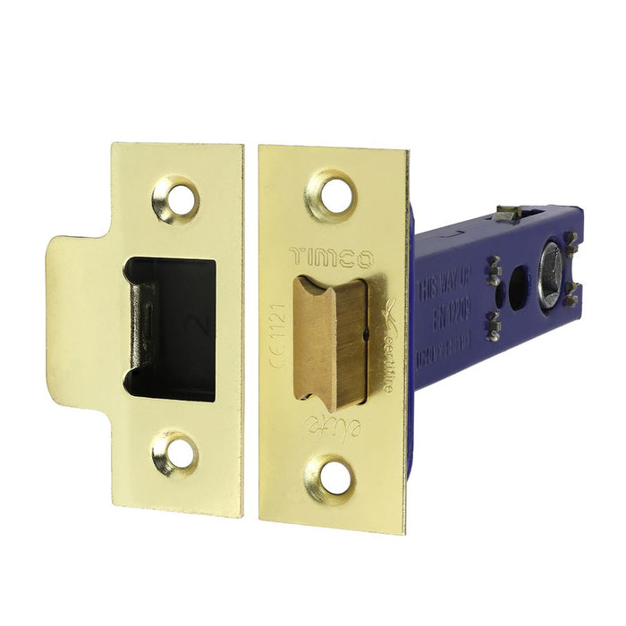 Arch Tubular Latch - Electro Brass & Satin Nickel