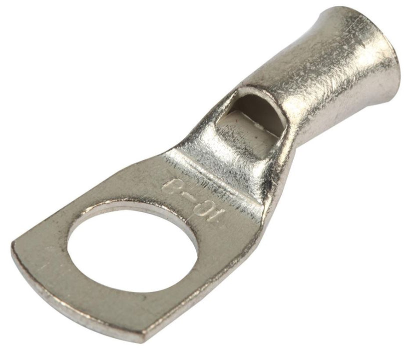 10.0mm² Copper Crimp Terminal Lug, M5, Pack of 50