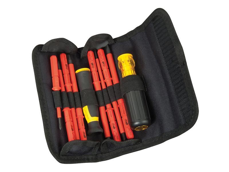 VDE Multi-Bit Screwdriver Set, 10 Piece