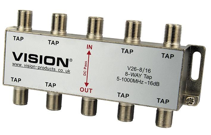 8-Way 15dB MATV Tap V26-8/16
