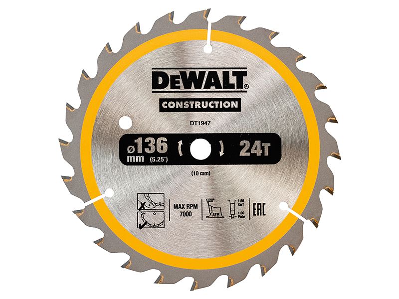 Cordless Construction Trim Saw Blade