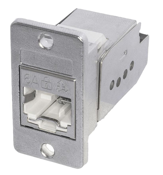 LOKJAC Cat6a Locking Keystone Module, Panel Mount