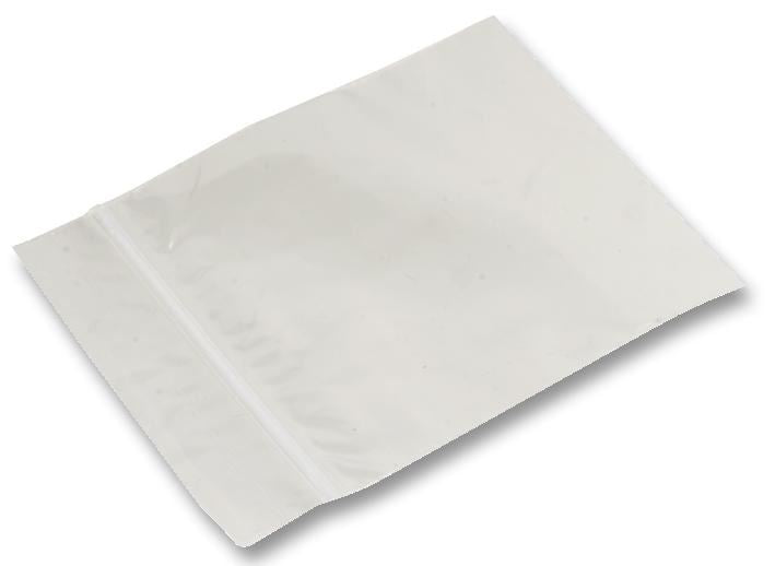 88mm x 105mm Clear Grip Seal Plastic Bags - Pack of 100