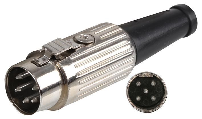 5 Pin (Domino) Locking DIN Plug