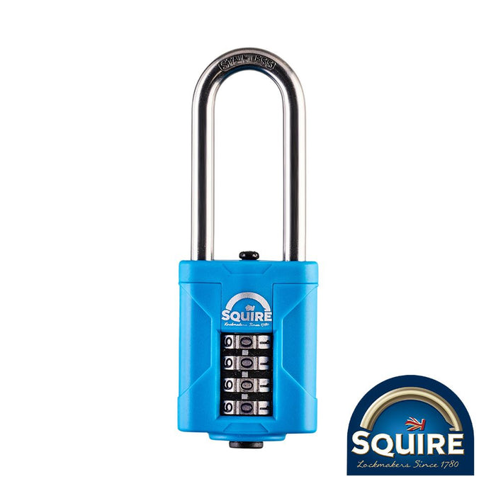 Combi Padlock Stainless Steel 2.5"