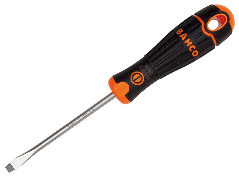 BAHCOFIT Screwdriver, Flared Slotted