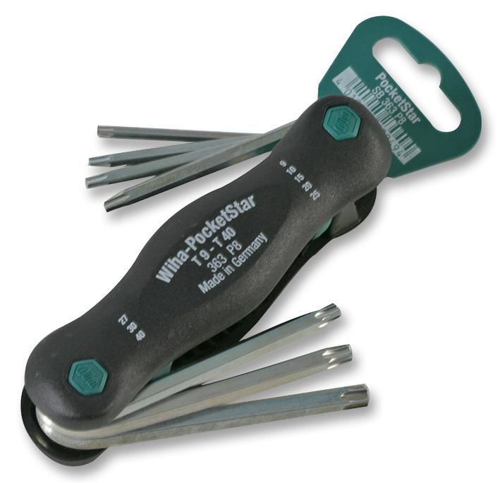 WIHA - PocketStar Tamper-Proof Torx Key Set, 8 Piece