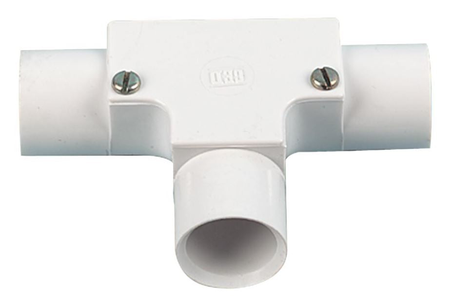 Inspection Tee 20mm White Single Pack