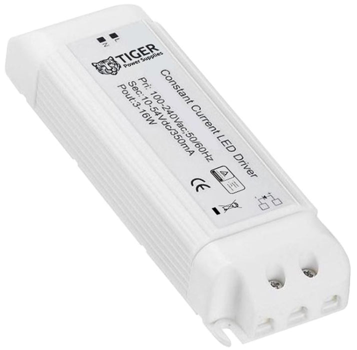 10-54V, 350mA, 19W Constant Current LED Driver, Screw Terminals