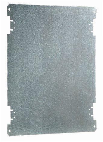 Galvanised Mounting Plate for GRP Fibreglass Enclosure - 300x265mm