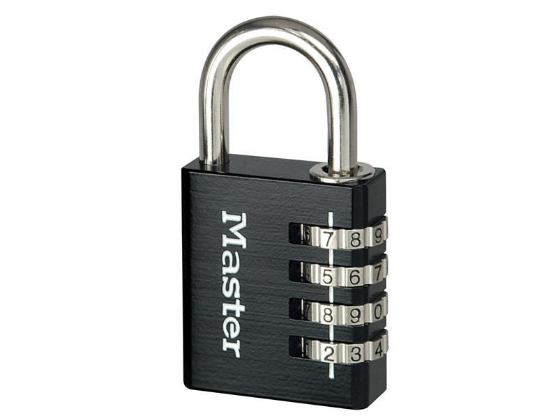 Black Finish Combination Padlock