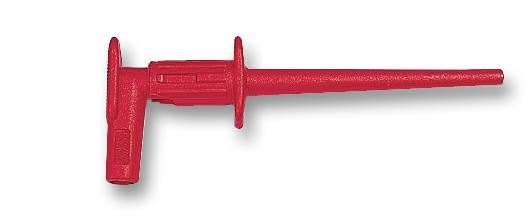 1A 2mm Safety Test Clip - Red