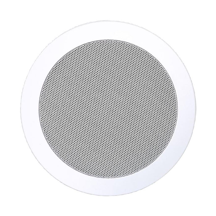 20W 5" Ceiling Speaker, 2 Way Coaxial Open Back 8R/100V, White