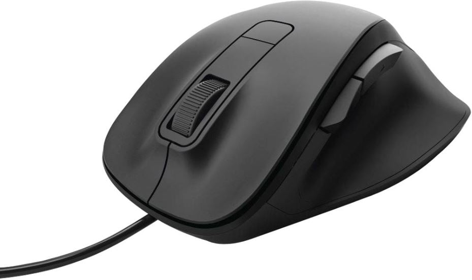 MC-500 Optical 6-Button Wired Mouse, Black