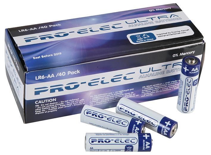 Ultra Alkaline Batteries 40 Pack