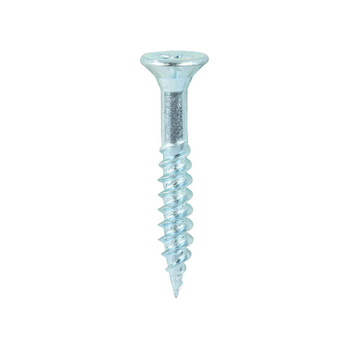 Twin Woodscrew PZ3 Countersunk Zinc