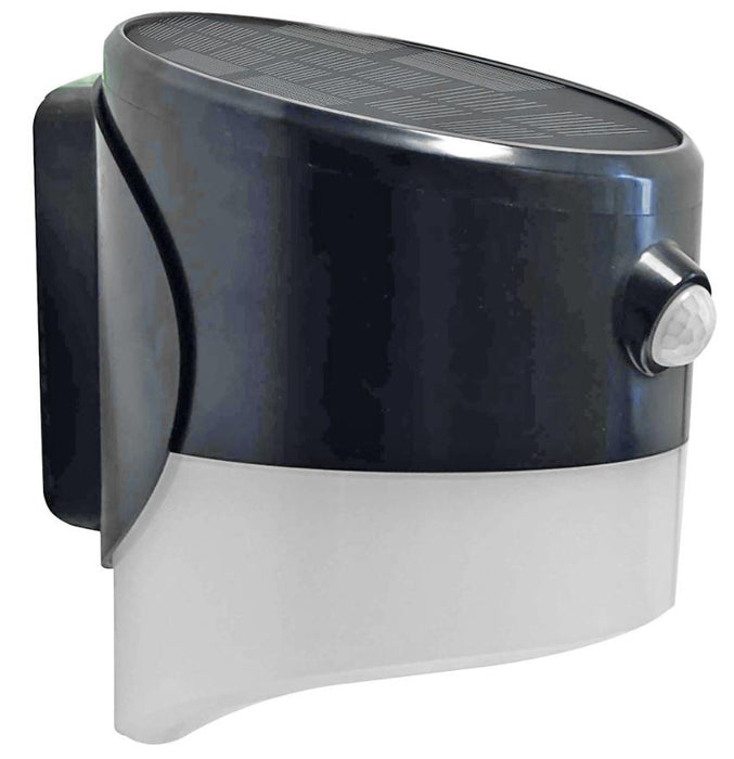Solar LED Lantern with PIR Sensor, Black, 200lm, 4000K, IP44