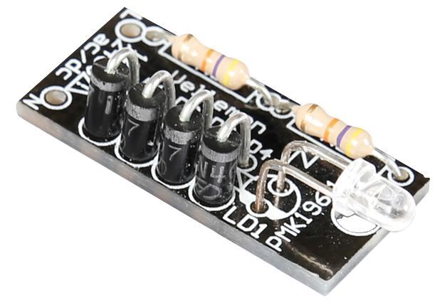 3mm Blue LED Board x 2