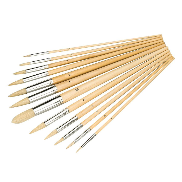 Artists Paint Brush Set 12pce