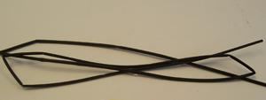 TE CONNECTIVITY Heat Shrink Tubing Black 2:1 Shrink Ratio