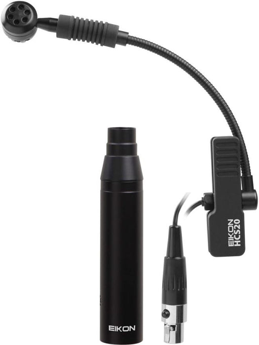 Clip-On Instruments Cardioid Condenser Microphone with In-Line Preamplifier