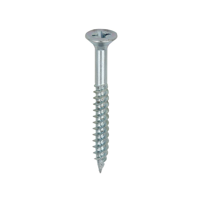 Twin Woodscrew PZ2 Countersunk Zinc