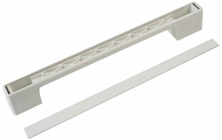 Universal White Fridge Freezer Door Handle - 317x40x25mm