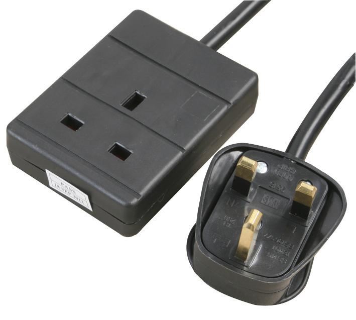 Single Socket Extension Lead